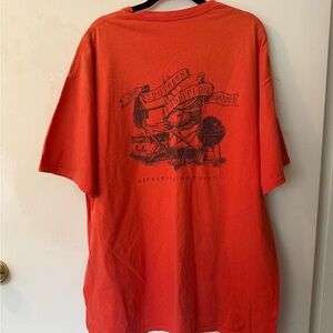 Casual Red Cotton Short Sleeve Tee